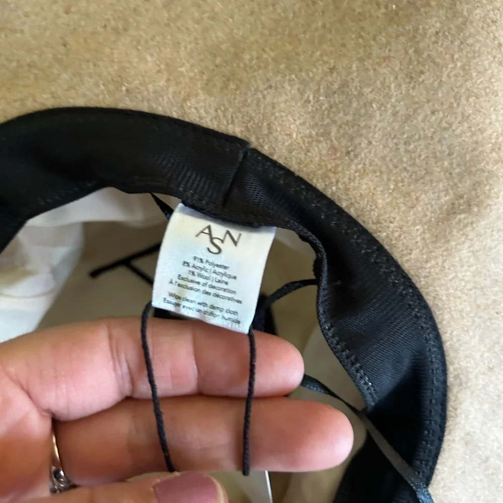 NWT ASN Harper Floppy Hat Tan Felt FabFitFun Boho Anthropology Packable Wide $68
